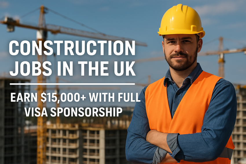 UK construction jobs visa sponsorship